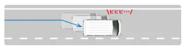 車線逸脱警報機能