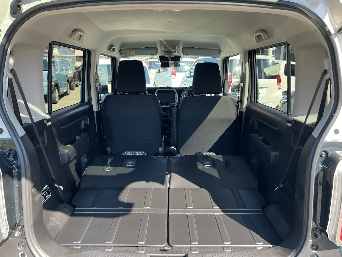 ハスラー　フルフラット状態