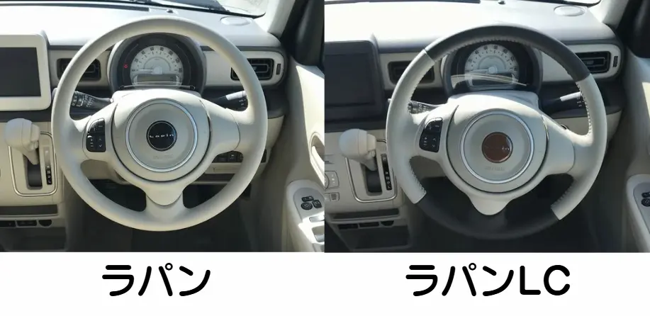 ステアリングの違い