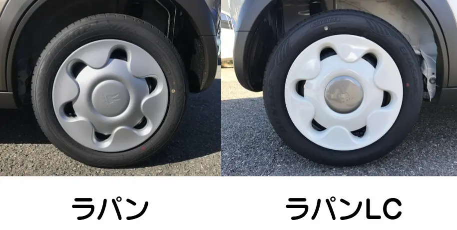 ホイールの違い