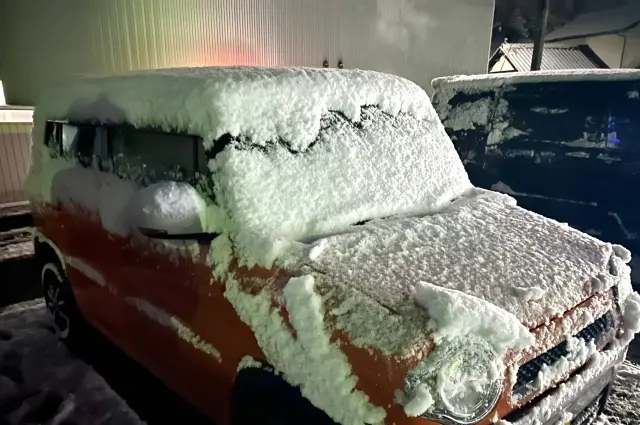 雪が積もったハスラー