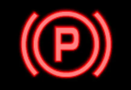 電動パーキングブレーキ警告灯