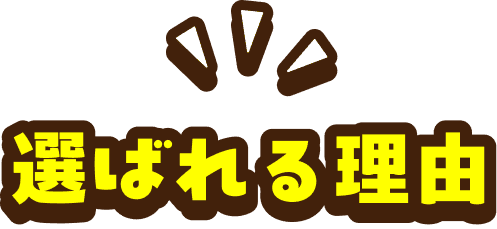 選ばれる理由